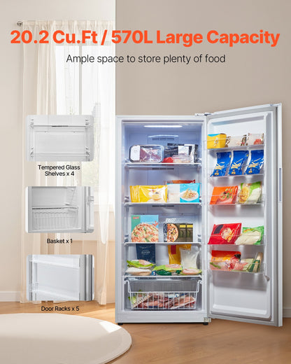 VEVOR Convertible Freezer/Refrig