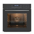 Single Wall Oven, 24 Inch 3000W Built-In Electric Convection Oven, 25 Cu.Ft. Capacity, Touch Control, Timer, Black