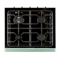 Classic Retro 30 In. 3.9 Cu. Ft. Retro Gas Range with Convection Oven in Summer Mint Green